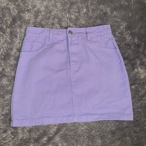 Super cute purple jean skirt